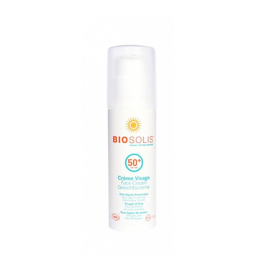 Biosolis Крем солнцезащитный для лица SPF 50+, 50 мл.