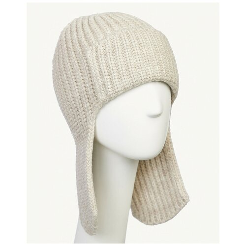 фото Шапка ушанка stigler, размер 55-58, бежевый