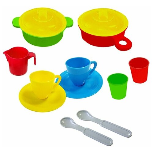 Набор посуды НП03 13 предметов Green Plast