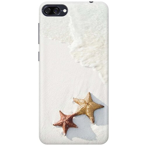 фото Cиликоновый чехол на asus zenfone 4 max (zc520kl) / асус зенфон 4 макс (зц520кл) с принтом "две морские звезды" gosso