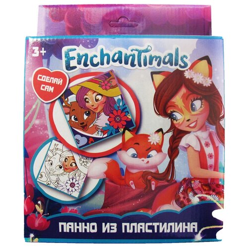 Набор для творчества Панно из пластилина Enchantimals 10 цв. 88677