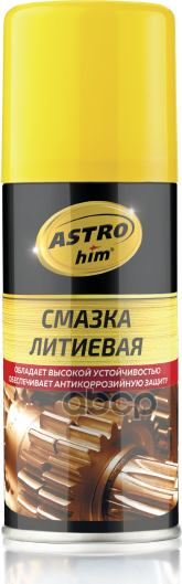 Смазка Литиевая Astrohim 140Мл Аэрозоль Ac4521 (24 Шт/Уп) ASTROHIM арт. AC4521