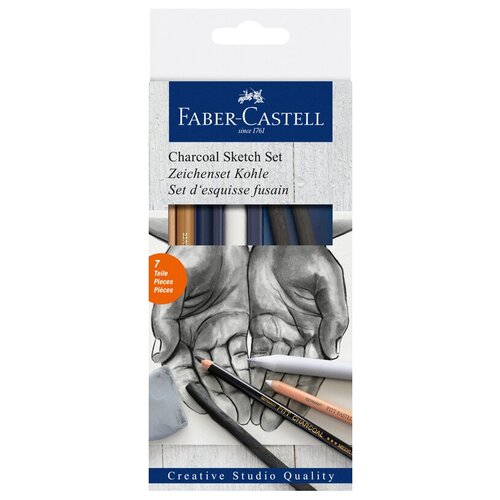 Faber-Castell Набор для рисования углем Charcoal Sketch set (114002) разноцветный 2 шт.