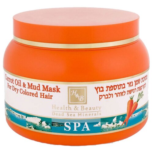 Купить Health & Beauty Маска для волос c морковным маслом и грязью, 250 мл
