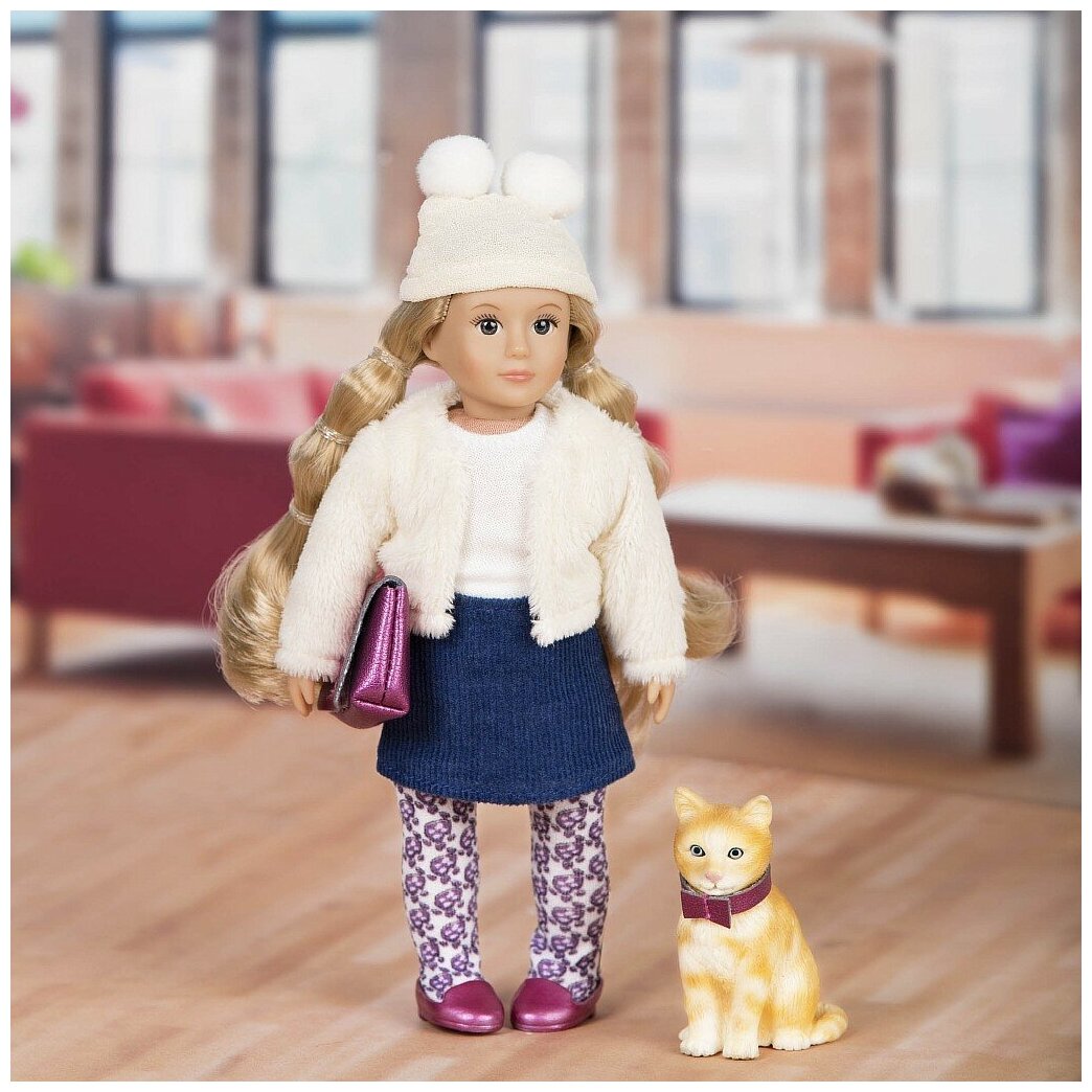 Кукла 15 см Lori Лилит с кошкой Кловер