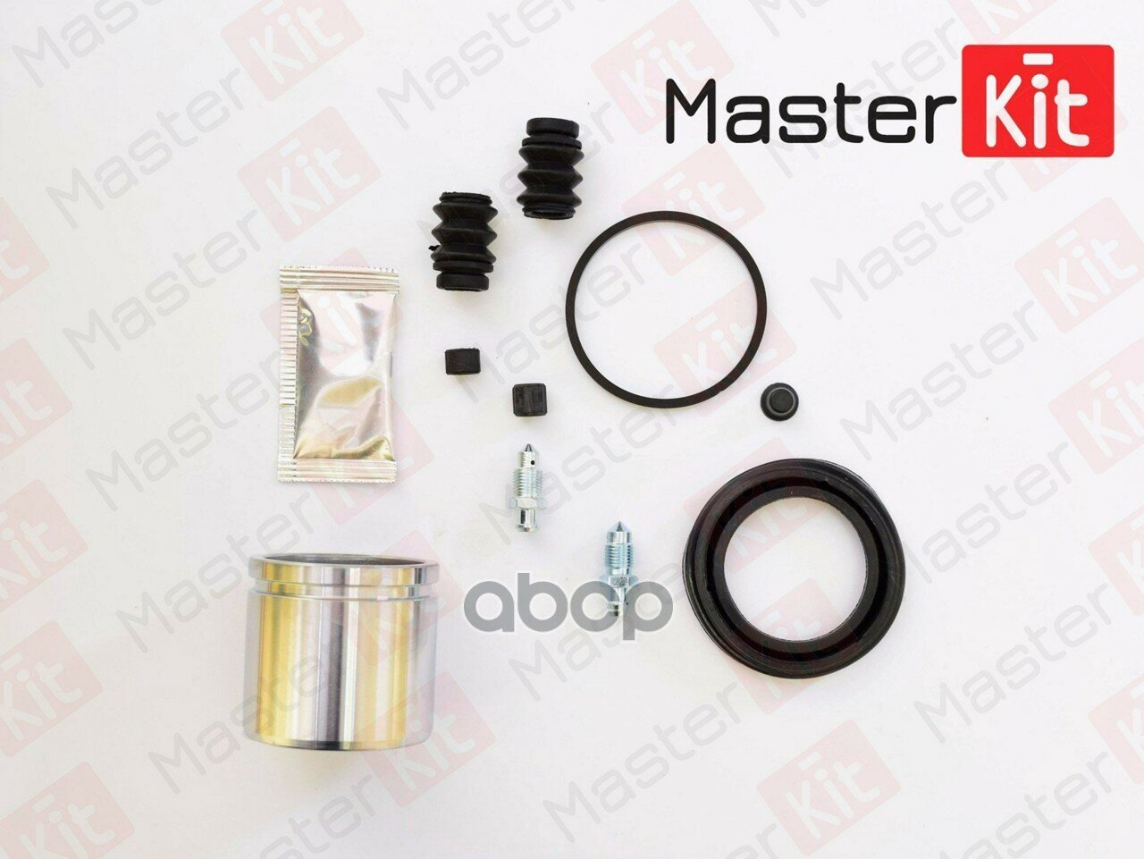 Ремкомплект тормозного суппорта + поршень MasterKit арт. 77A1563
