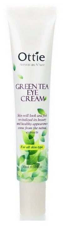 Ottie Крем для кожи вокруг глаз Green Tea Eye Cream