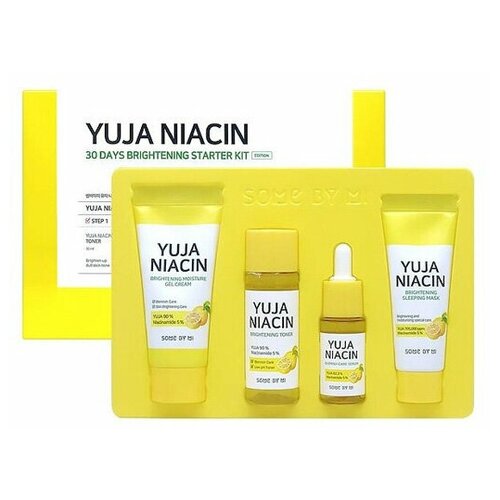 фото Набор миниатюр с юдзу для выравнивания тона some by mi yuja niacin 30 days brightening starter kit