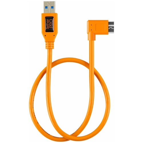 Кабель Tether Tools TetherPro USB 3.0 to Micro-B Right Angle 50cm Orange (CU61RT02-ORG)