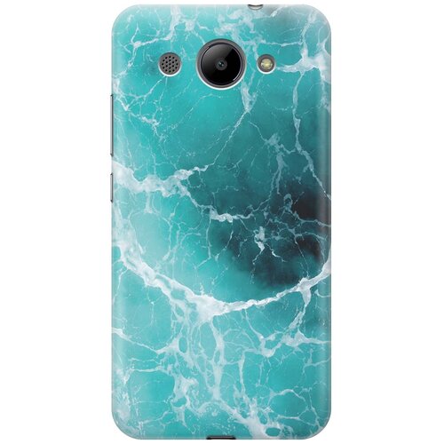 фото Cиликоновый чехол на huawei y3 2017 / хуавей у3 2017 с принтом "лазурный океан" gosso