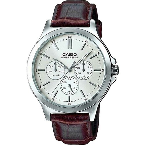 Наручные часы CASIO Standard, серый, коричневый