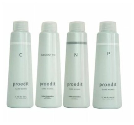 Lebel Proedit Care - Набор сывороток C , P, N, Element Fix - для программы "Абсолютное счастье для волос" 4*150 мл (без насадок)