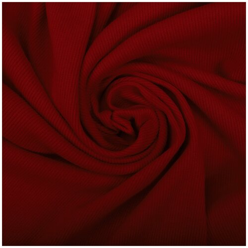 Ткань трикотаж Кашкорсе с лайкрой 220г опененд 60+60см красный 18-1763 уп.3м