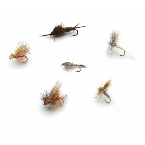 Набор мушек на голавля PFG Best Chub Flies №1 р. М, 6шт