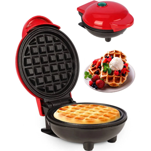 Вафельница электрическая электровафельница для венских и бельгийских вафель Сэндвичница Бутербродница красная 154900₽