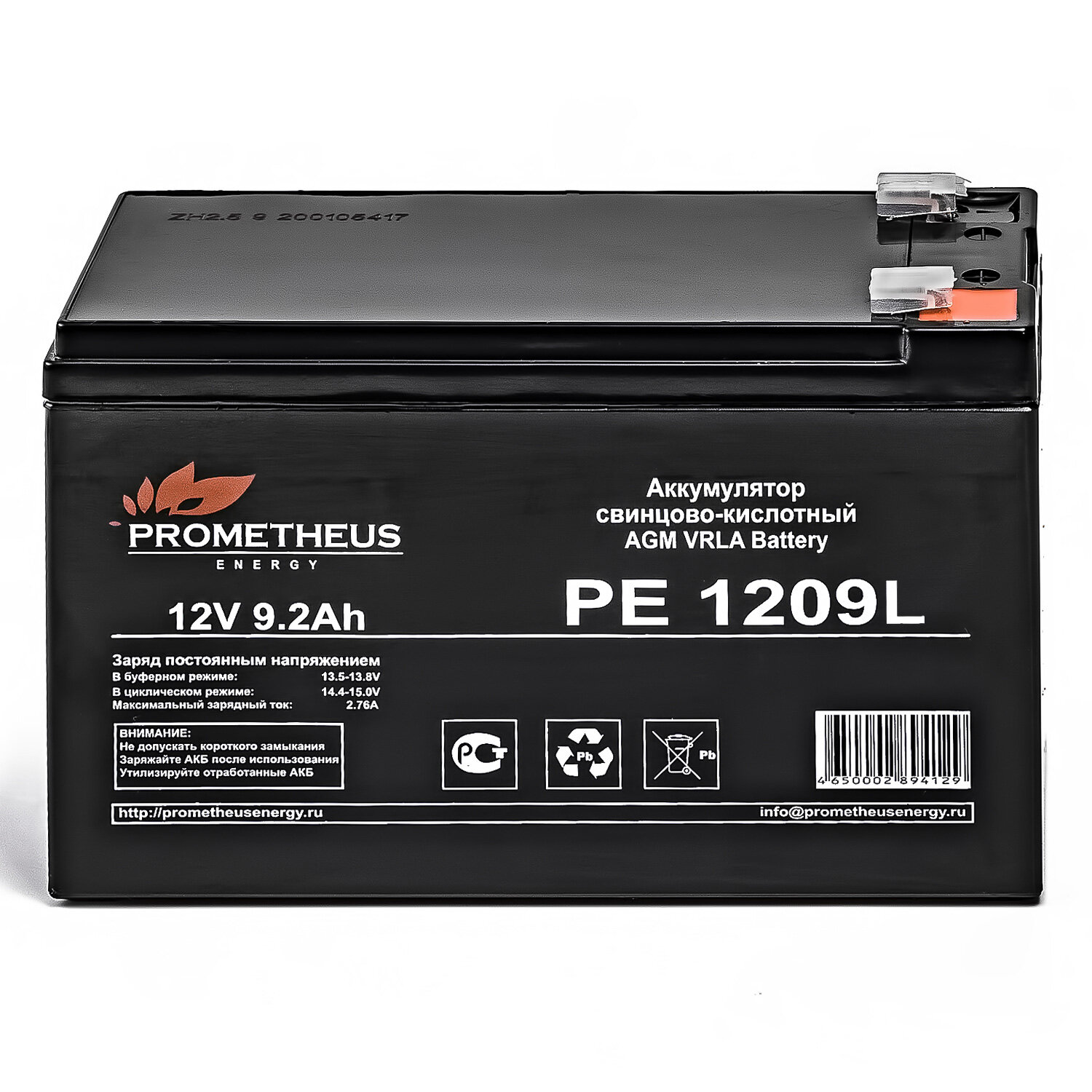 Аккумуляторная батарея Prometheus energy PE 1209L 9 Ah 12V AGM Long life