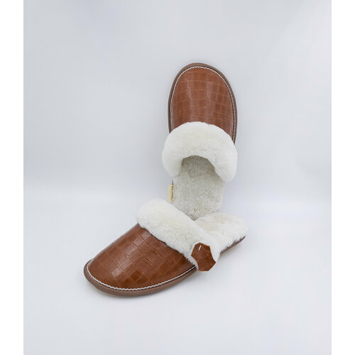 фото Тапочки lamb botti, размер 36, горчичный