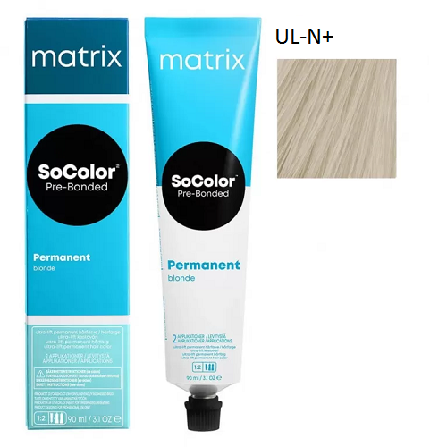 Крем краска MATRIX SoColor Pre-Bonded UL-N+, 90 мл