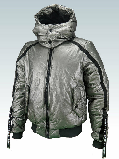 Куртка R4R Металлик, размер XL, серебряный