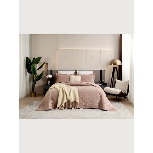 Покрывало с наволочками THE ELEVENTH KINGDOM TREGARON, Вискоза с размерами: 260 x 240 см розовый
