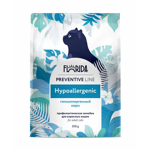 Florida Hypoallergenic ухой корм для кошек Гипоаллергенный 0.5 Кг