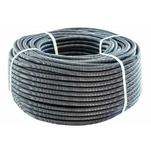 Гофрированная труба 25 мм, цвет черный 50м