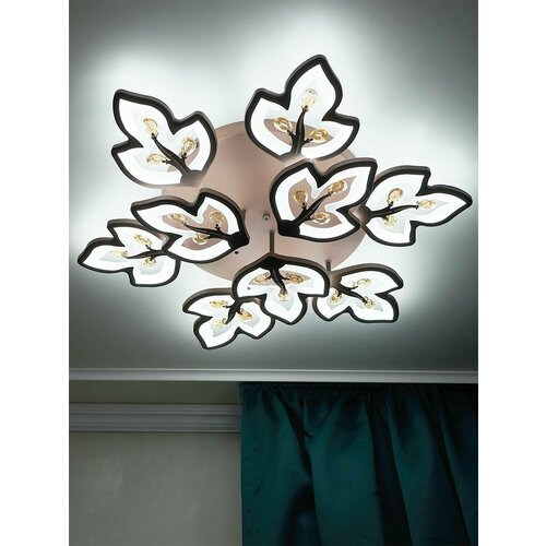 Люстра потолочная светодиодная с пультом