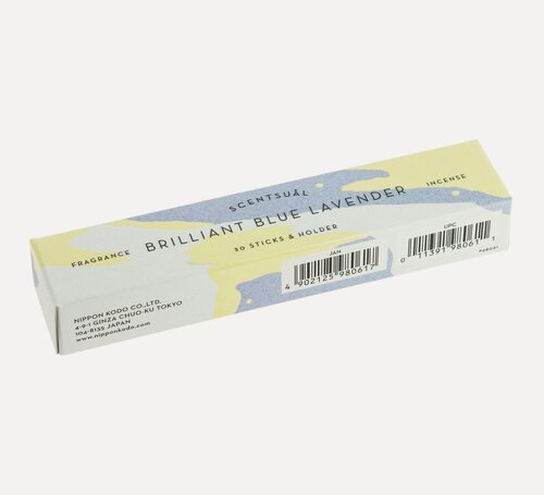 Изображение товара Благовоние Scentsual Brilliant Blue Lavander (лаванда и луговые травы), 30 палочек по 13,5 см