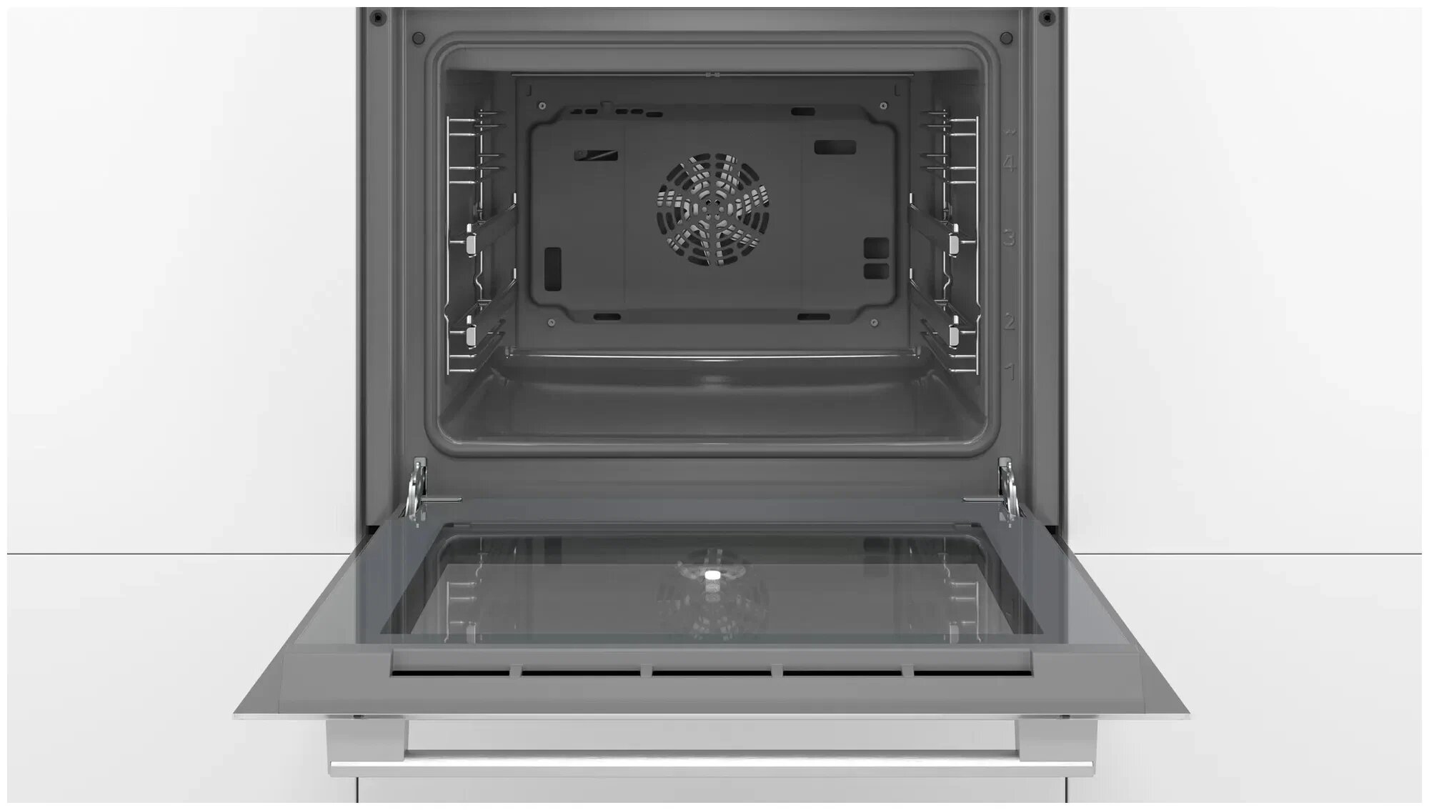 Духовой шкаф Bosch HBJ558YW3Q, электрический, 66л, белый — фото 1