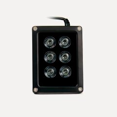 Изображение товара Уличный ИК прожектор KDM 6045C-90(90град) (L24243UL) IP65 для видеонаблюдения и камер. ИК подсветка уличные камеры. Угол: 90 град, дальность до 40м.