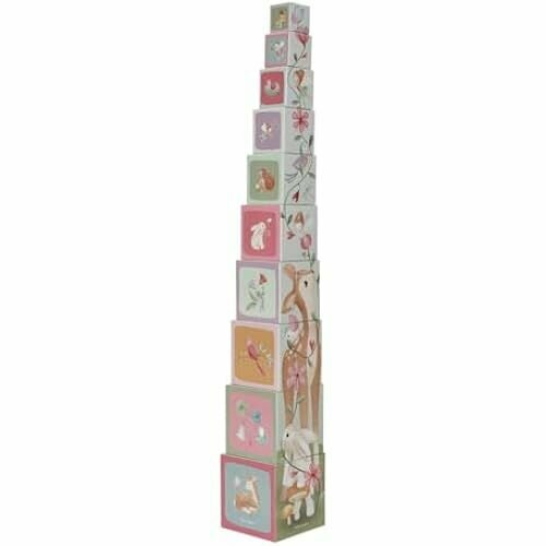 Little Dutch 7339 Складывающийся куб Складывающаяся башня Сказочный сад розовый