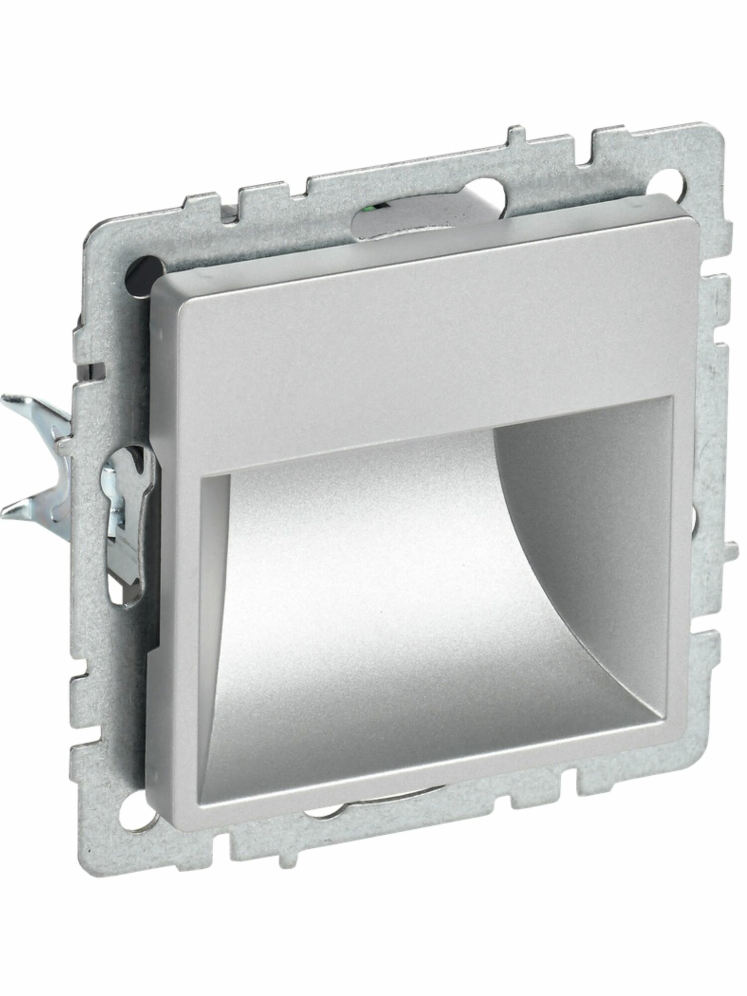 Подсветка светодиодная встраиваемая IEK BRITE ПЛ20-БрА алюминий холодный белый свет 4000К IP20