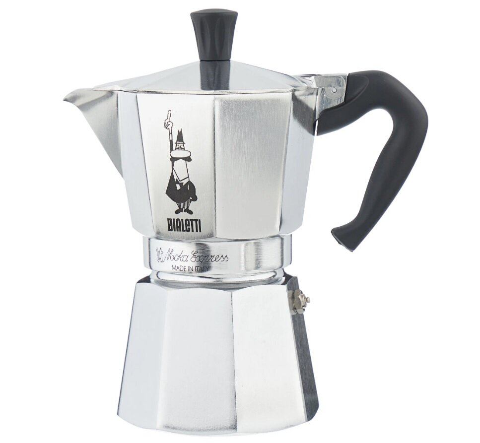Гейзерная кофеварка Bialetti Moka Express 6 порций (240 мл.)
