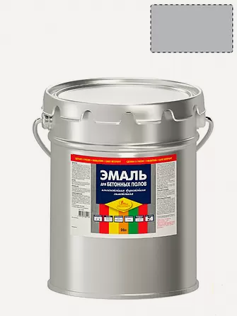 Изображение товара Эмаль для Бетонных Полов Новбытхим 20л Темно-Красная, Износостойкая, Полимерная.