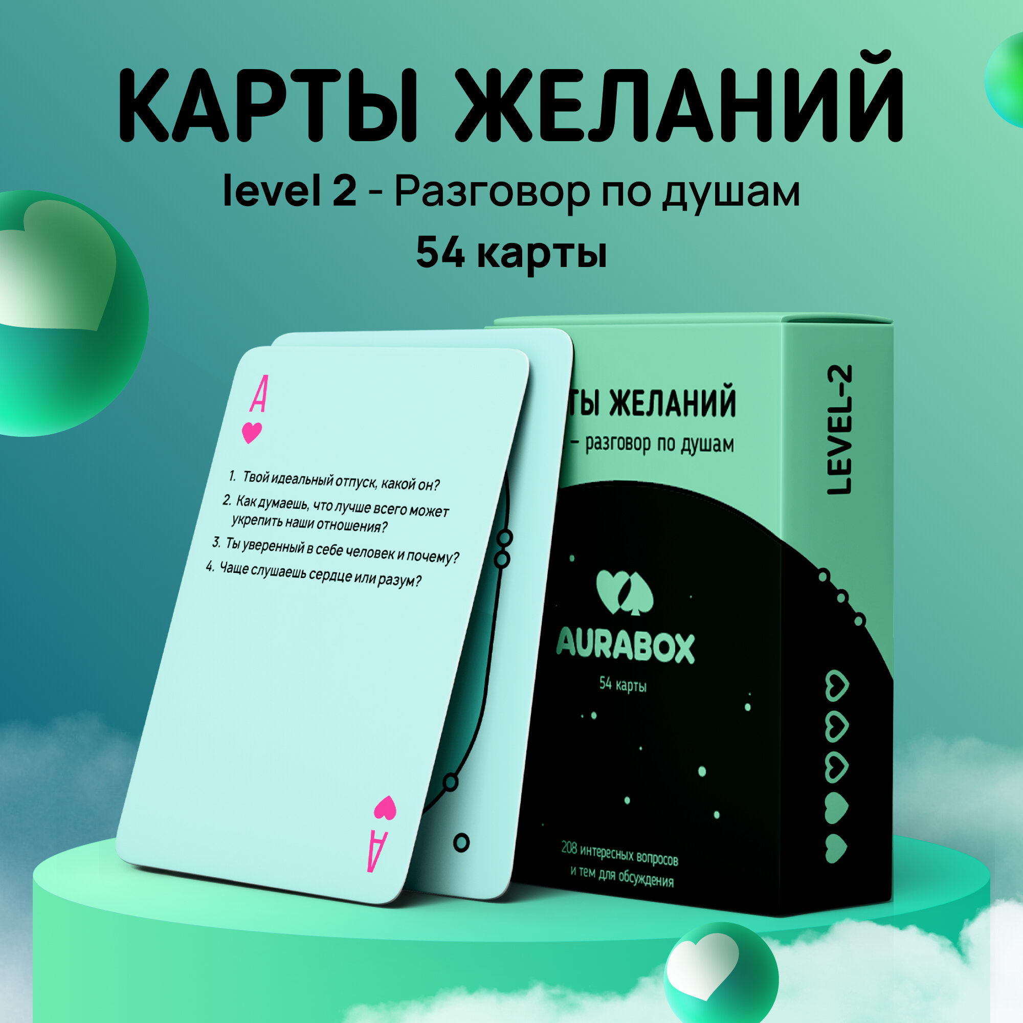 Игральные карты для взрослых "Разговор по душам", 2 в 1 игральные настольные карты и фанты
