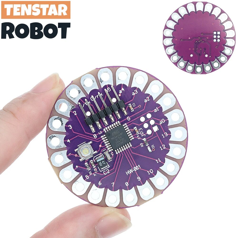 TENSTAR ROBOT LilyPad 328 плата с процессором ATmega328P