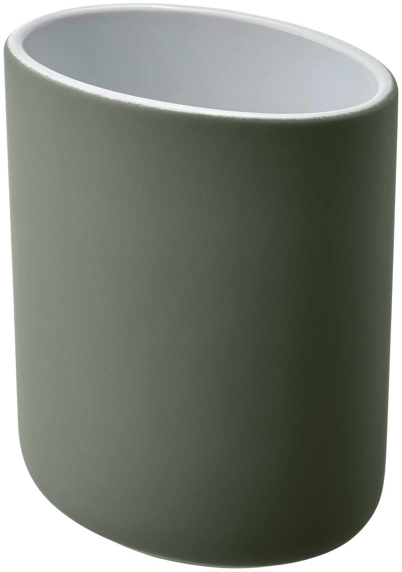 Подставка керамическая для зубных щеток икеа экольн серо-зеленый