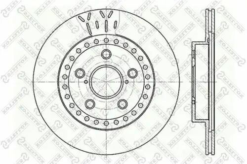 Диск тормозной передний Toyota RAV 4 2.0 94-01