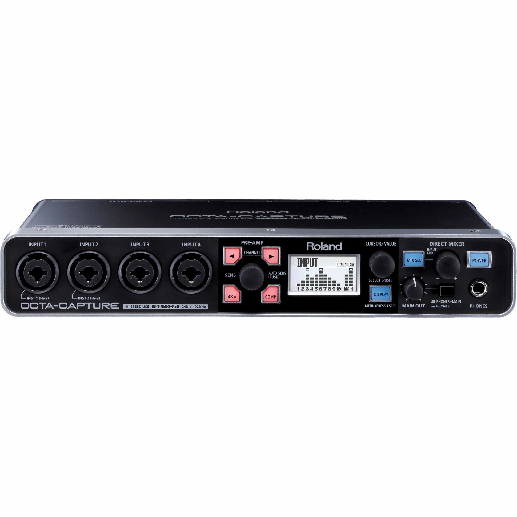 Профессиональный USB аудио интерфейс Roland OCTA-CAPTURE UA-1010