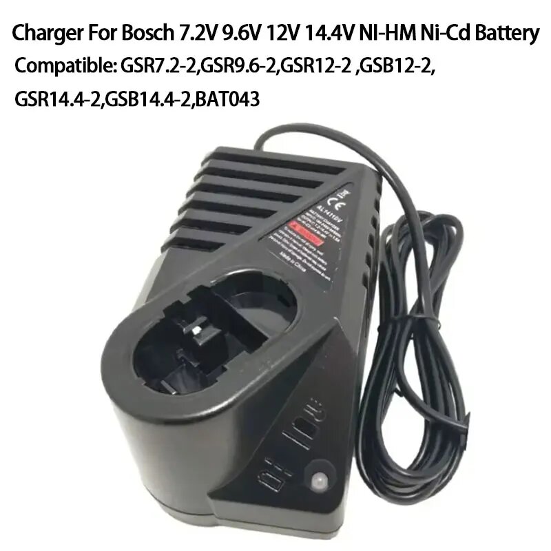 Зарядное устройство для Bosch 9.6В 12В 14.4В NI-HM Ni-Cd — фото 1
