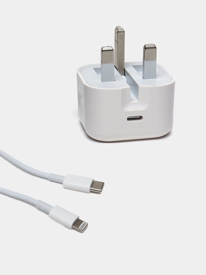 Зарядное устройство для iPhone, 35 Вт, адаптер питания USB-C, кабель USB-C Lightning — фото 1