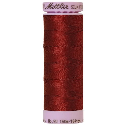 Нить для машинного квилтинга SILK-FINISH COTTON 50, 150 м 100% хлопок 1348 Blue Elderberry ( 9105-1348 )