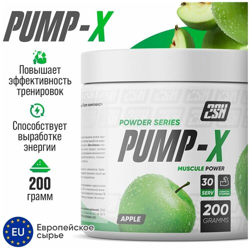 Предтренировочный комплекс 2SN Pump-x 200г Яблоко