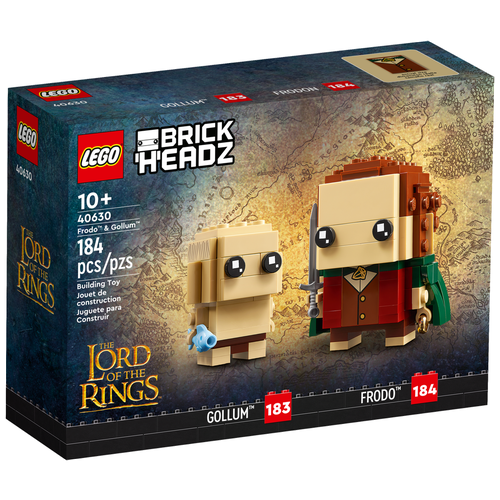 бука фигурка bendyfig властелин колец голлум Конструктор LEGO BrickHeadz 40630 Фродо и Голлум