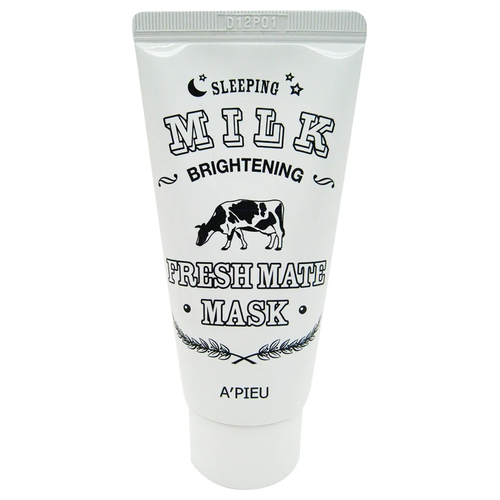 фото A'pieu ночная маска с молочными протеинами fresh mate sleeping milk brightening mask, 50 мл