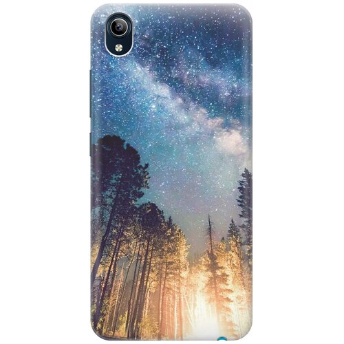 фото Cиликоновый чехол на vivo y91c / виво у91с с принтом "млечный путь" gosso