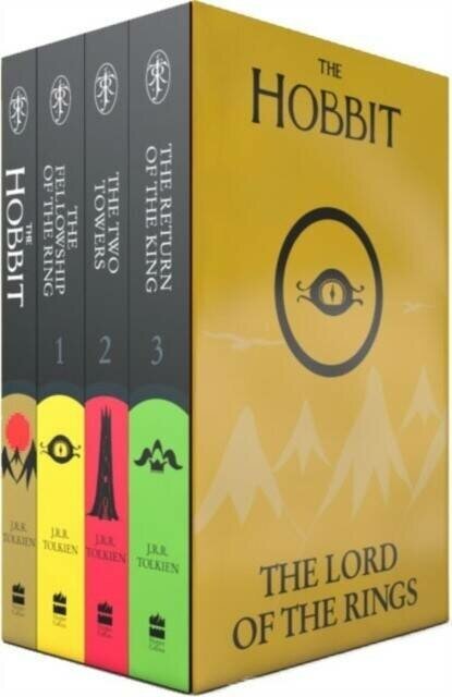 Tolkien J.R.R. The Hobbit. The Lord of the Rings. Box set 4 (Tolkien J. R. R.) Хоббит и Властелин колец. Комплект из 4-х книг (Д. Р. Р Толкин) /Книги на