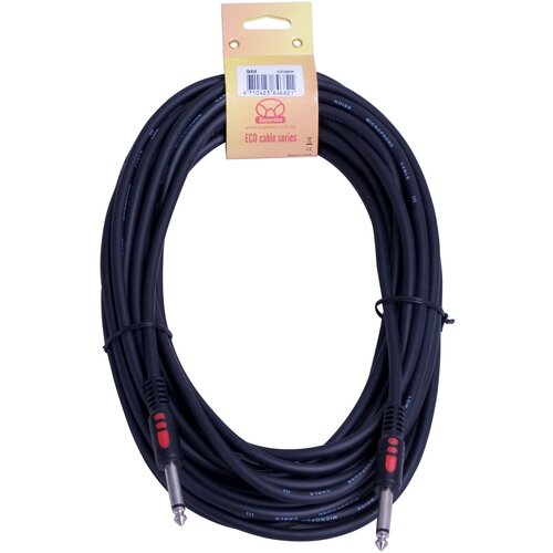 Superlux CFI9PP инструментальный кабель 9 м, прямой джек - прямой джек superlux sfi6pp инструментальный кабель 6 м прямой джек прямой джек