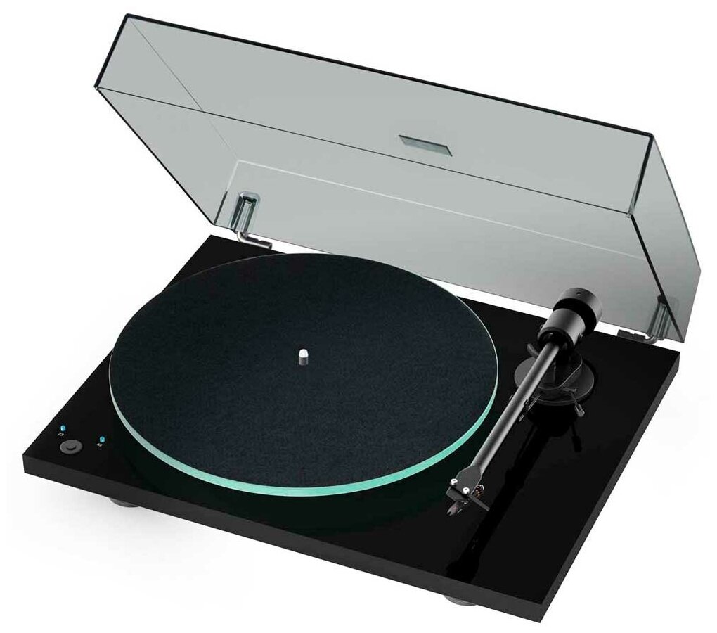 Виниловый проигрыватель Pro-Ject T1 Phono SB (OM 5E) Piano Black