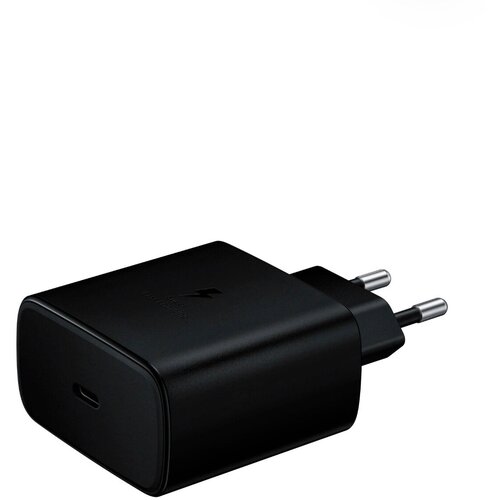 адаптер питания для samsung 45w pd adapter usb c супер быстрая зарядка super fast charging 45вт black Сетевое зарядное устройство Type-C 45W